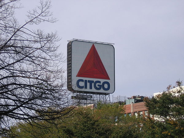 The Citgo sign as seen from Lansdowne St., Boston