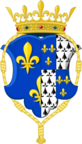CoA of Claude of France.png