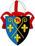 Brasão de Armas da Diocese de Monmouth, SVG