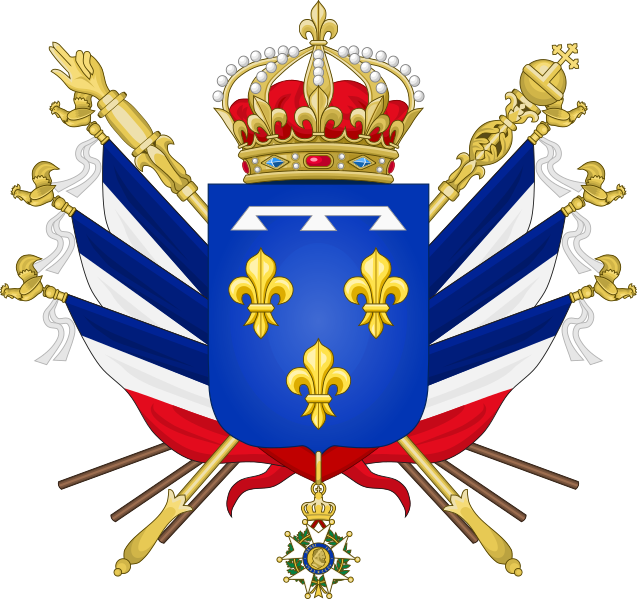 File:Coat of Arms of the July Monarchy (1830-31) (variant).svg