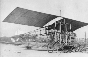 Aeroplane built by Juan Pablo Aldasoro Mexico City, 1909.