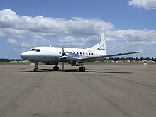 Convair 580 operated by the Australian arm of New Zealand airline Pionair. This example was converted from a CV-340 Convair 580 VH-PDL.jpg