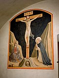 Celle 30 Crucifixion with the Virgin and San Domenico