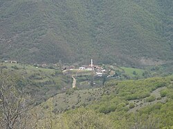 View over Crvena Voda village