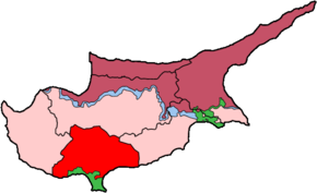 Poziția regiunii Districtul Limassol