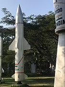 D.R.D.O Prithvi short range ballistic missile, National Military Memorial, Bengaluru, India (Ank Kumar, Infosys Limited) 09.jpg