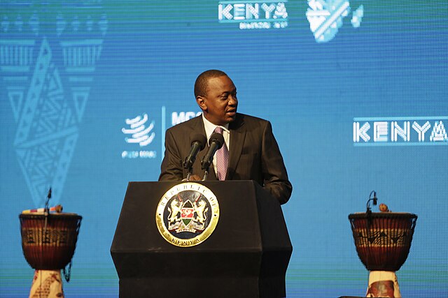 Kenyatta at the 10th WTO Ministerial Conference in Nairobi, 2015