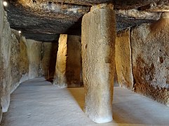 Dolmen of Menga in Antequera, Spain