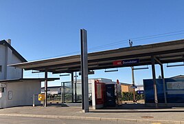 La gare de Domdidier.