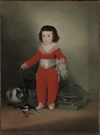 <i>Manuel Osorio Manrique de Zúñiga</i> Painting by Francisco Goya