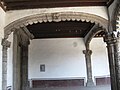 Doorway arch decorated with inverted pyramids