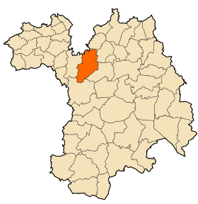 Localisation de Aïn Abbessa
