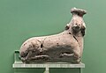 East Greek plastic aryballos - crouching ram - Rhodos AM 10519