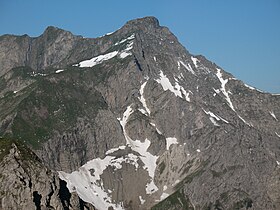 Vista do Fiderepasshütte (de).