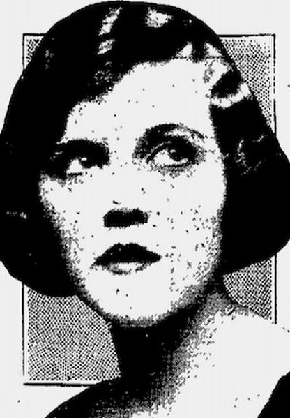 Elizabeth Meehan, from a 1928 publication.