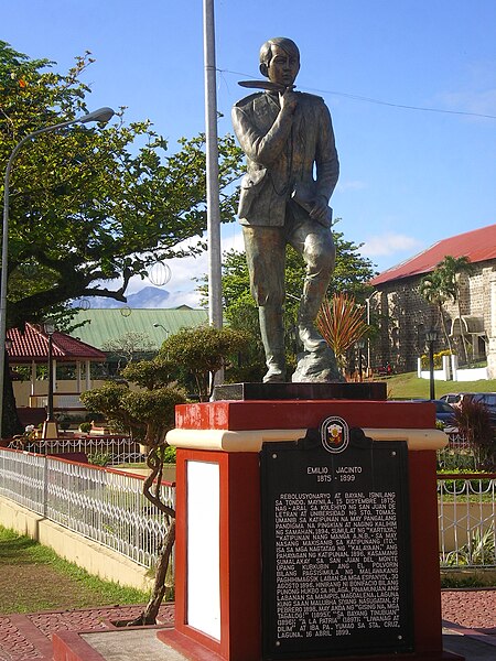 Emilio Jacinto's new monument in Magdalena, Laguna unveiled last April 2017.