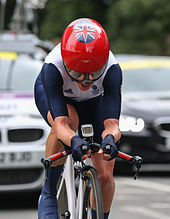 Pooley competing in the 2012 Olympics time trial in London Emma Pooley, London 2012 Time Trial - Aug 2012.jpg