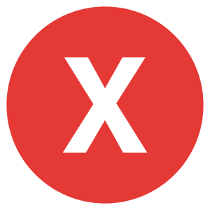 Eo circle red white letter-x.svg
