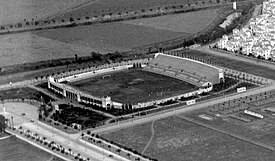 Vista del estadio de la Exposición en Heliópolis hacia 1929.