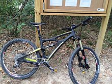 crane dual suspension mountain bike