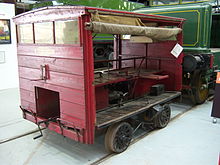 Standard gauge Wickham Trolley, at Locomotion museum, Shildon Exhibit, Locomotion Shildon, 28 April 2010 (3).JPG