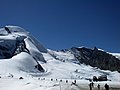 Summer ski area in Mittelallalin. Location of the ski scenes in the James Bond film On Her Majesty's Secret Service
