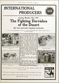 <i>The Fighting Dervishes of the Desert</i> 1912 American silent film by Sidney Olcott