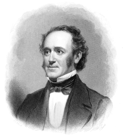 Fitz-Greene Halleck engraved portrait