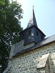 The parish church of Saint-Martin, in Flayat