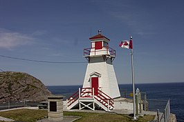 De vuurtoren van Fort Amherst