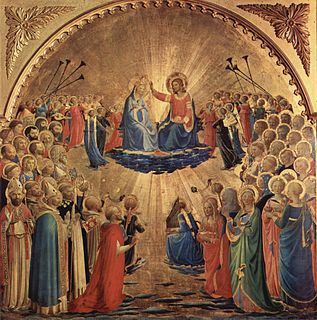 <i>Coronation of the Virgin</i> (Fra Angelico, Uffizi) painting by Fra Angelico, Uffizi