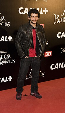 Fran Perea en el photocall de Alicia en el país de las maravillas en 2010.