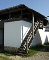 Reconstructed stairs to battlements