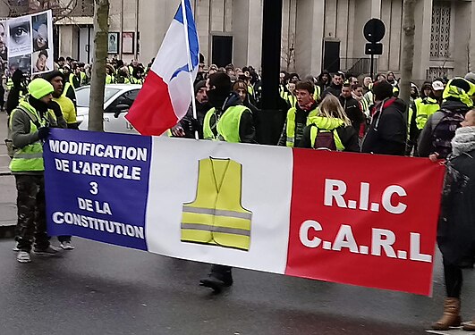 French "Gilets Jaunes" 2019