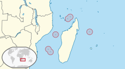 Isole Sparse dell'oceano Indiano - Localizzazione