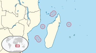File:French Southern and Antarctic Lands in its region (Scattered islands in the Indian Ocean only) (small islands magnified).svg