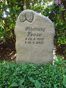Grab von Hildburg Frese; Hamburg, Friedhof Ohlsdorf