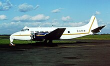 De Havilland Heron der Air Ecosse, Coventry 1978