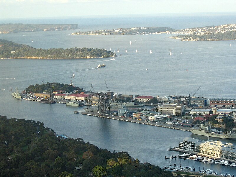 File:Garden Island from Sydney Tower.jpg
