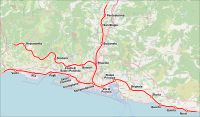 Genova - mappa servizio ferroviario urbano.svg