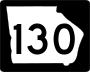 State Route 130 marker