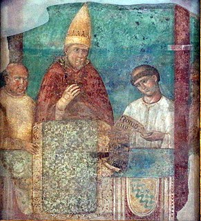 Pope Boniface VIII Head of the Catholic Church from 1294 to 1303