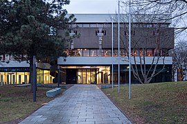 Gottfried Wilhelm Leibniz Bibliothek library Am Schuetzenplatz Waterloostrasse Calenberger Neustadt Hannover Germany 05.jpg