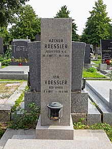 Grave of Arthur and Ida Roessler, Vienna, 2020.jpg