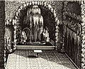 Una de las grutas diseñadas por Salomon de Caus, con supuestos significados rosicrucianos.