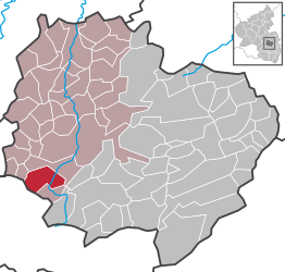 Kaart van Gundersweiler