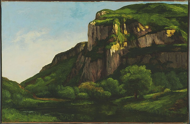 File:Gustave Courbet - Rocks at Mouthier - Google Art Project.jpg