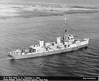 HMS <i>Tourmaline</i> (J339) Minesweeper of the Royal Navy