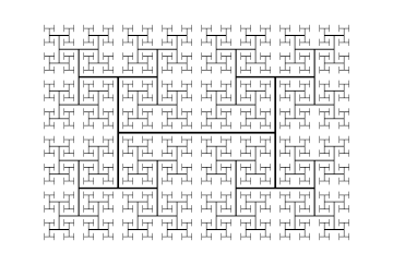 The first ten levels of an H tree H tree 1600x1100f.gif