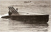 John Hacker's 1911 Kitty Hawk was the fastest boat in the world between 1911 and 1915 Hacker Kitty Hawk 1911.jpg